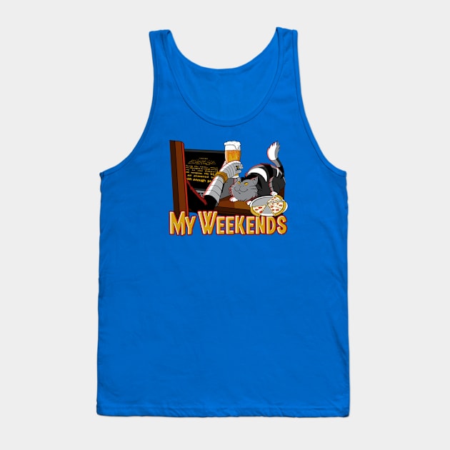 My Weekends Tank Top by NMdesign